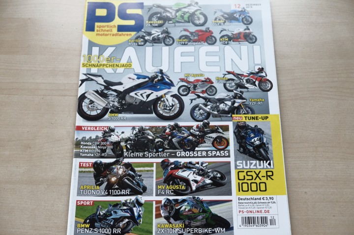 Deckblatt PS Sport Motorrad (12/2015)